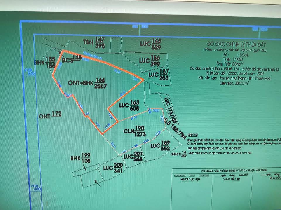 Đất nền thổ cư 400m² tại Ao Mè, Như Thanh, 3780m² - Cơ hội đầu tư hấp dẫn!