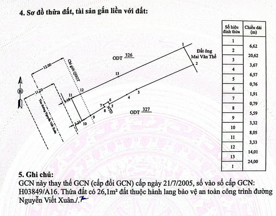 FrontHouse mặt tiền đường Nguyễn Viết Xuân 277m² giá 1.5 tỷ - Bán gấp!