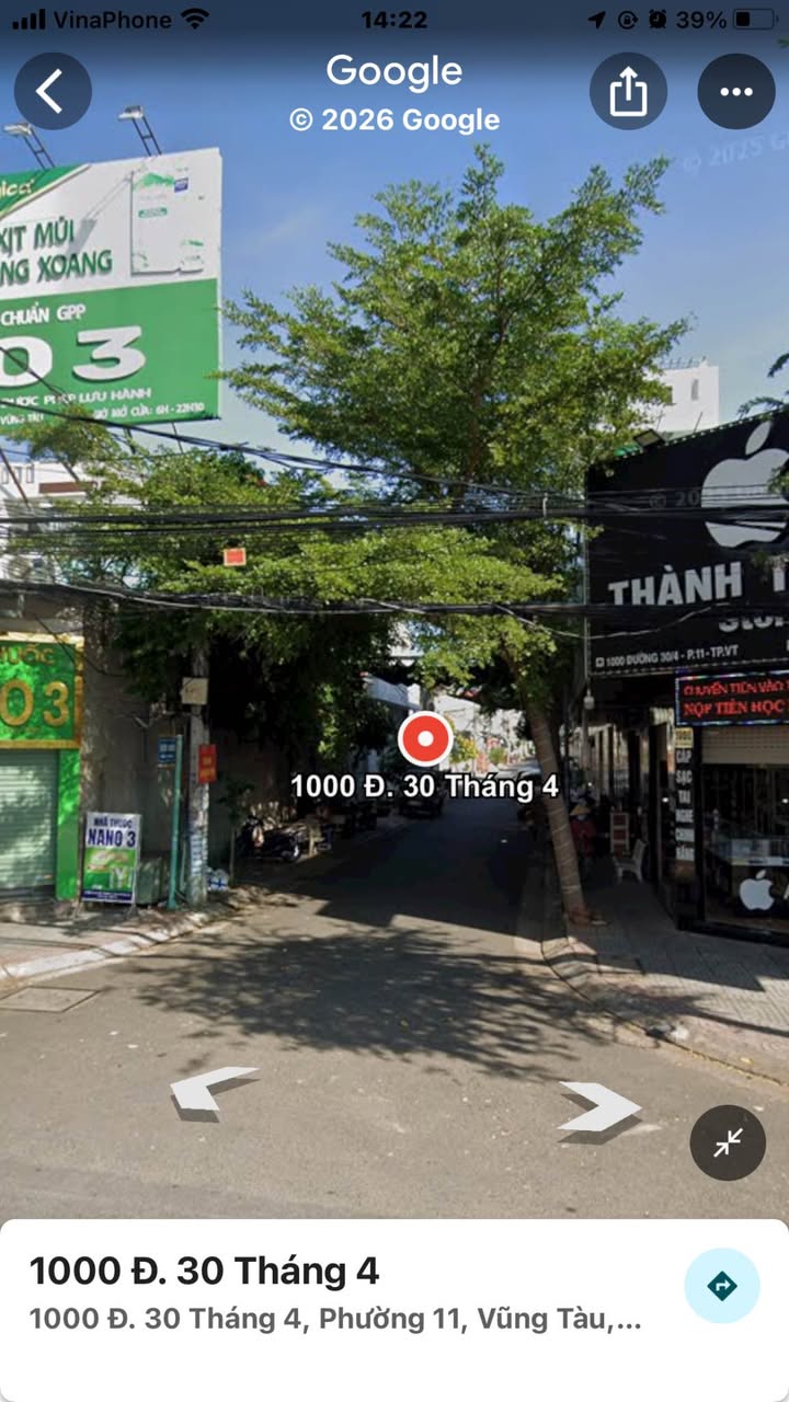 Đất nền hẻm 30/4 Vũng Tàu 193m² giá 5.1 tỷ - Đầu tư sinh lời ngay!