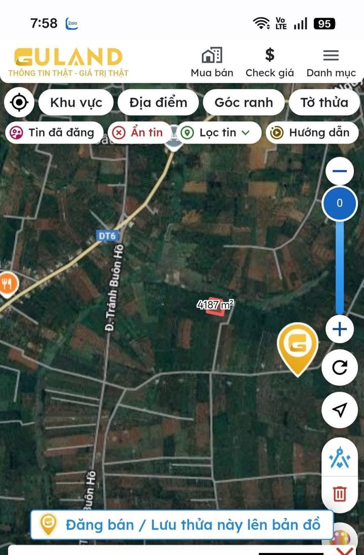 Đất nền Phường Đoàn Kết, Thị Xã Buôn Hồ 1476m² giá 2.4 tỷ - Sổ đỏ chính chủ, cần bán gấp!