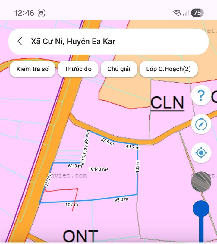 Đất nền Huyện Ea Kar 2000m² giá 130 tỷ - Pháp lý rõ ràng, đầu tư sinh lời