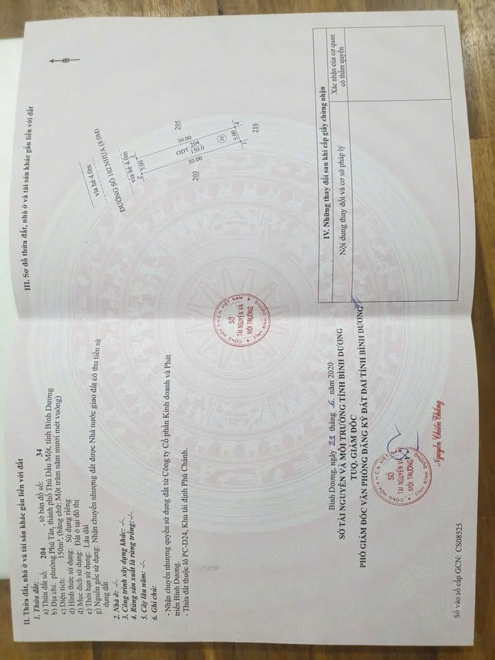 Đất thổ cư Đường 102, Phú Chánh, 150m² giá 2.75 tỷ - Sổ đỏ chính chủ