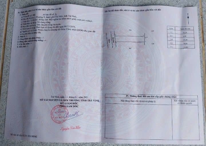 Đất nền 1200m² tại Đại học Trà Vinh - Giá chỉ 690 triệu, cơ hội đầu tư hiếm có!