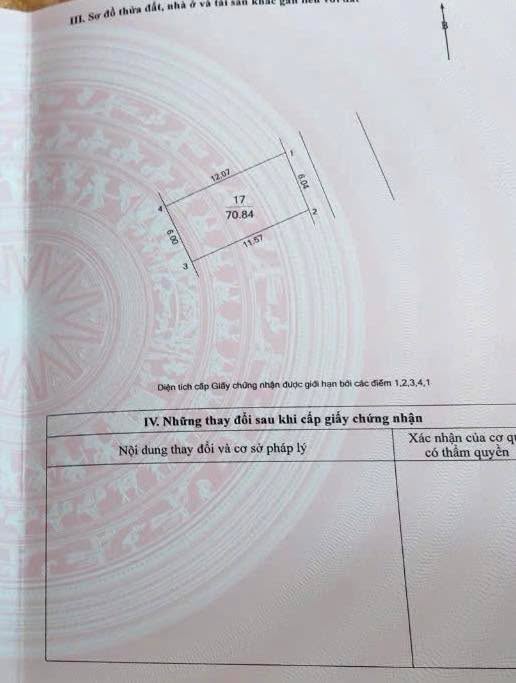 Đất đấu giá Huyện Đông Anh 70.8m² giá chỉ 600 triệu - Cơ hội đầu tư rõ ràng!
