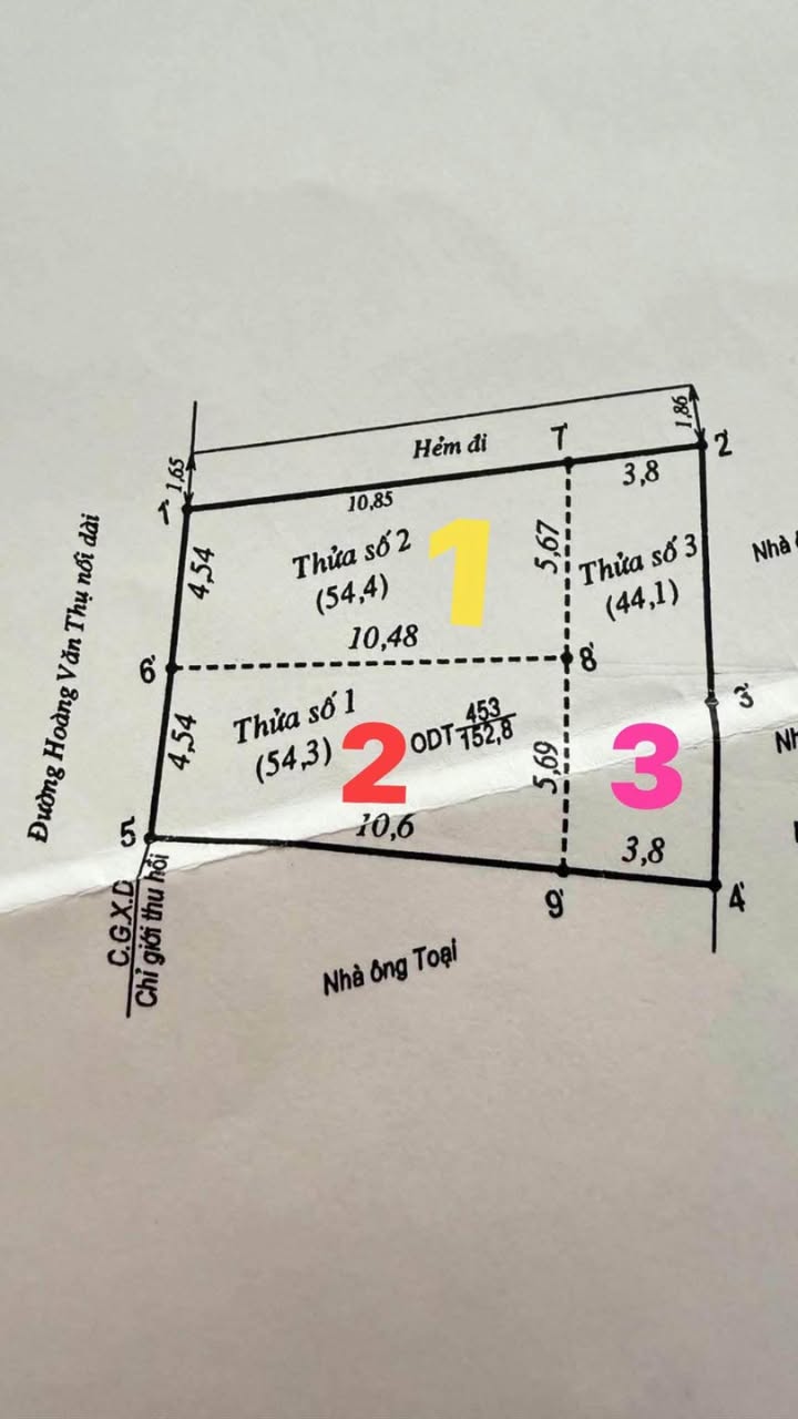 Đất mặt tiền Hoàng Văn Thụ, Quy Nhơn 54m² giá chỉ 5.5 tỷ - Cơ hội đầu tư hấp dẫn!