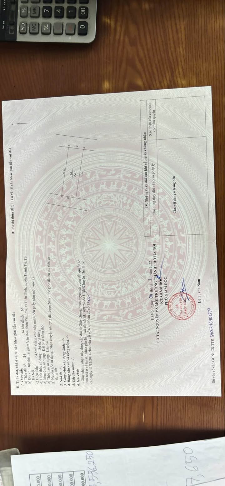 Bán nhà Liên Ninh, Thanh Trì 64.2m² giá 10.015 tỷ - Tiềm năng tăng giá cao!