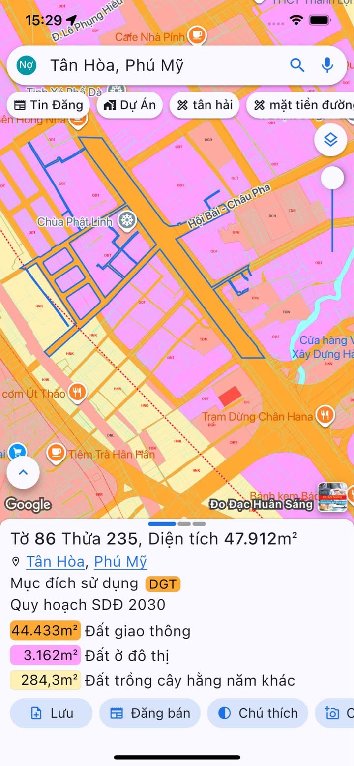 Nhà riêng Phường Tân Hoà, Phú Mỹ 108m² giá 1.5 tỷ - Gần QL51, sẵn sàng ở ngay!