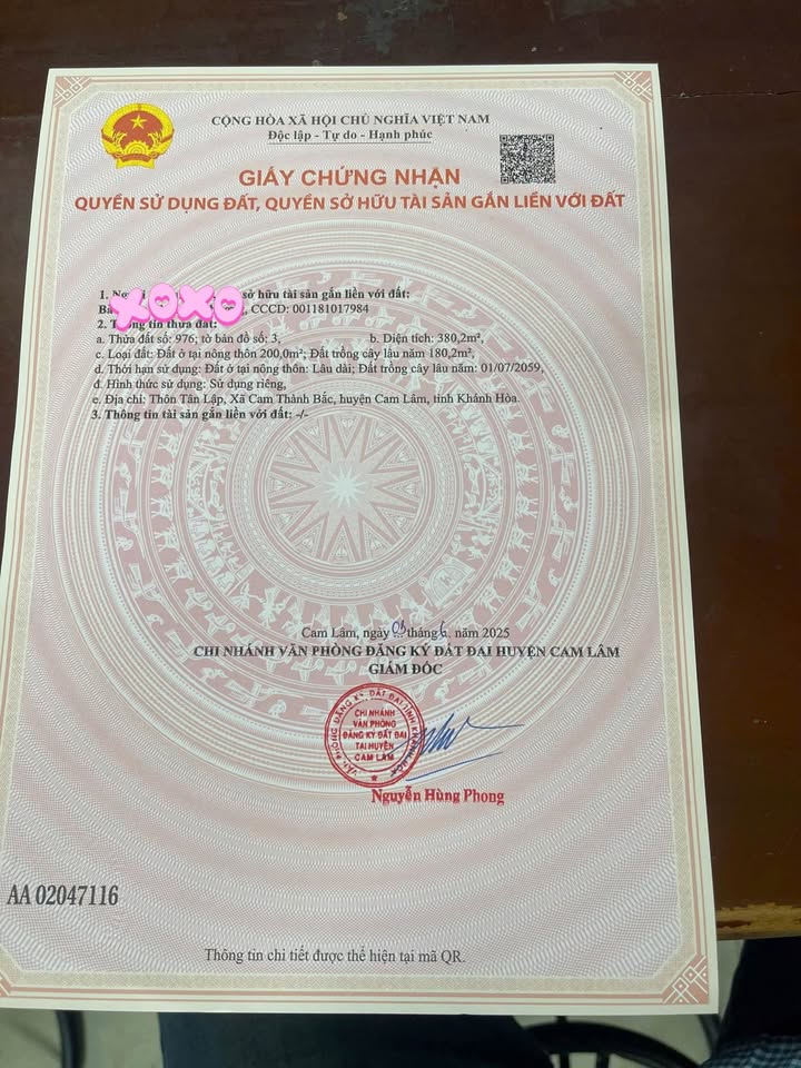 Đất nền Cam Thành Bắc 380m² giá 3.2 tỷ - Đầu tư sinh lời hấp dẫn!