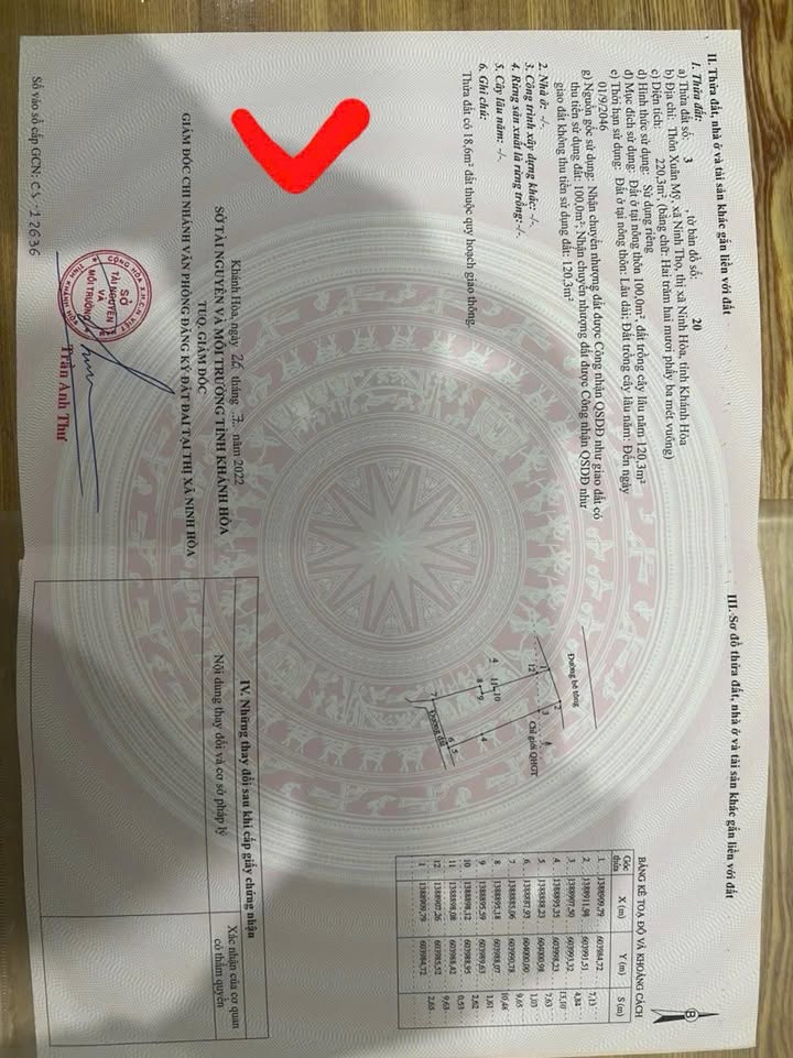 Đất nền Xóm Quán Ninh Hòa 200m² giá 2.4 tỷ - Cơ hội đầu tư tuyệt vời!