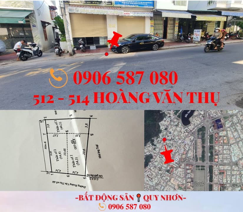 Nhà mặt tiền Hoàng Văn Thụ, Quy Nhơn 54m² giá 5.4 tỷ - Đầu tư sinh lời ngay!