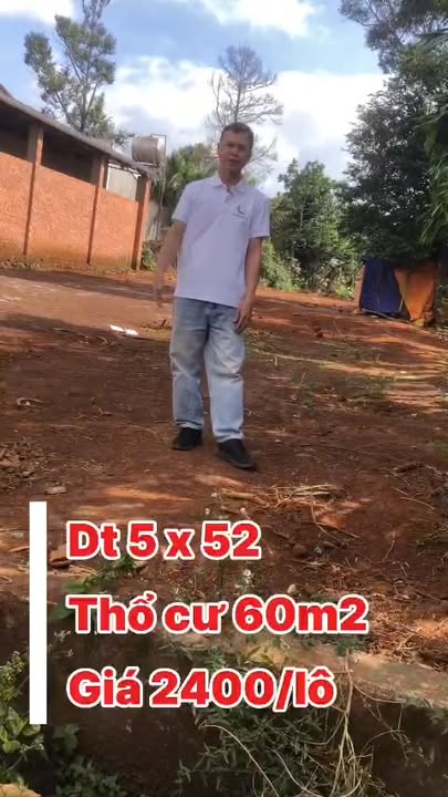 Đất liền kề 260m² tại Buôn Ma Thuột - Giá chỉ 2.4 tỷ, pháp lý rõ ràng!