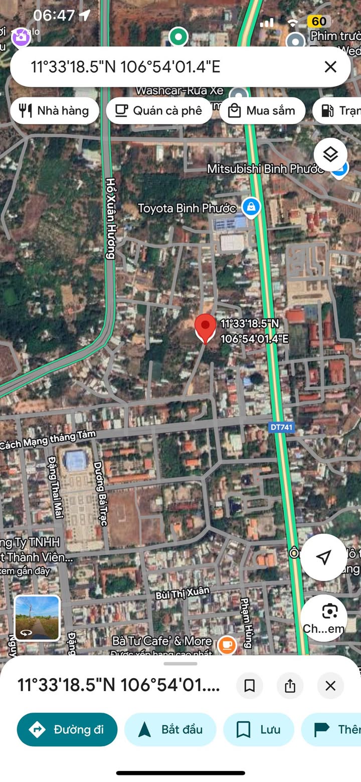 Đất nền chính chủ tại Tân Phú, Đồng Xoài, 742m² giá 1.9 tỷ - Đầu tư sinh lời hấp dẫn!