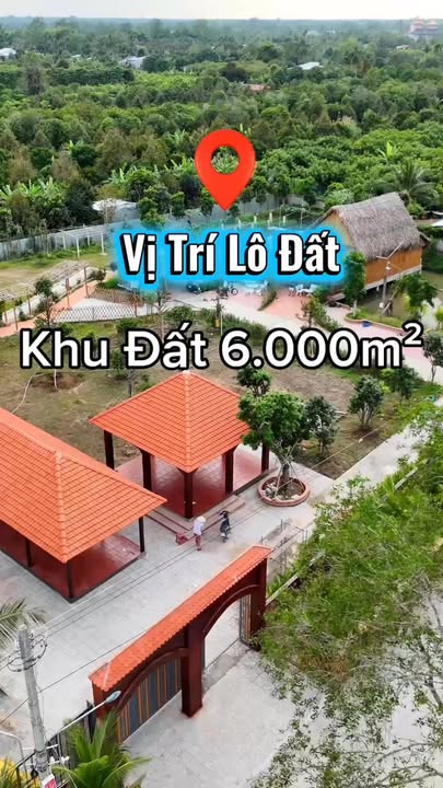 Khu nghỉ dưỡng Hàng Dừa, Cần Thơ 6000m² - Đầu tư sinh lời bền vững!