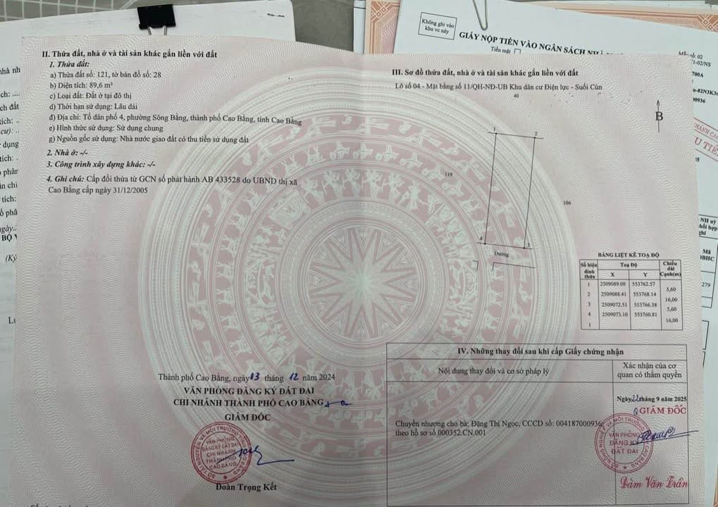 Đất nền 89m² tại Tổ 4, Xã Sơn Lộ, Huyện Bảo Lạc chỉ 400 triệu - Cơ hội đầu tư tốt!