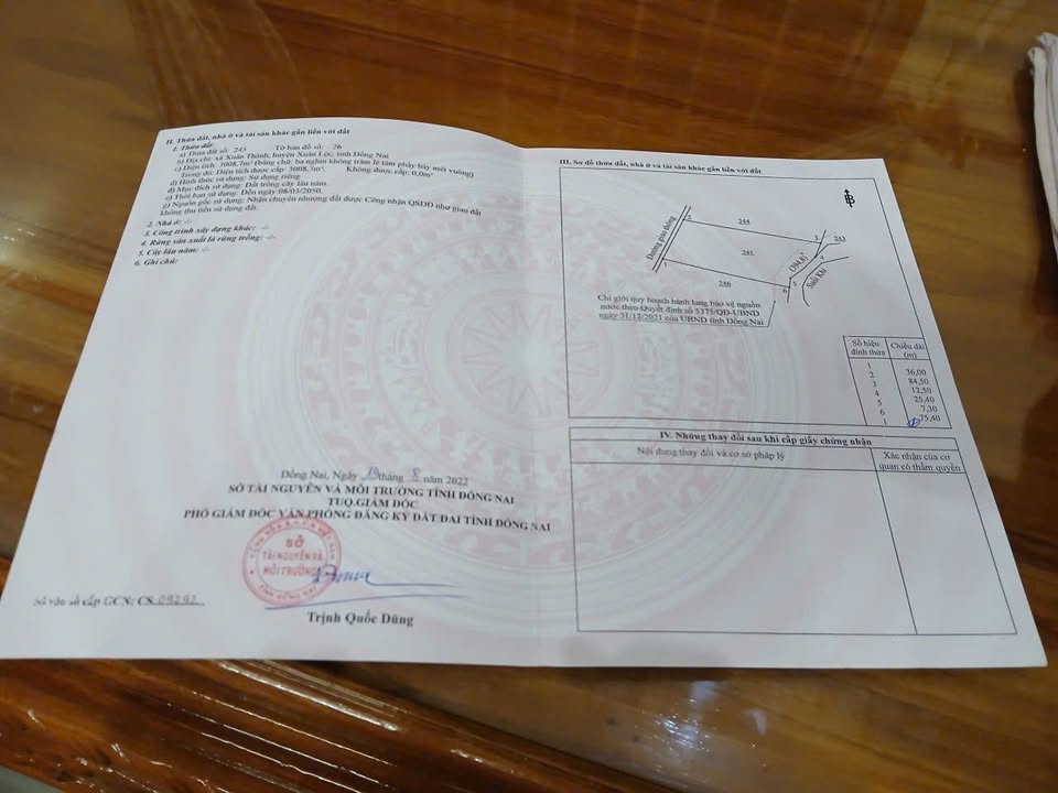 Đất nền 3 xào tại Xuân Lộc Đồng Nai giá chỉ 1 tỷ - Cơ hội đầu tư tốt!