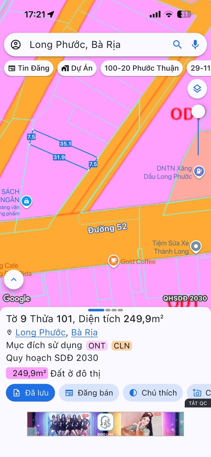Đất nền đẹp Phường Long Phước, TP Thủ Đức 250m² - Vị trí kinh doanh đắc địa!