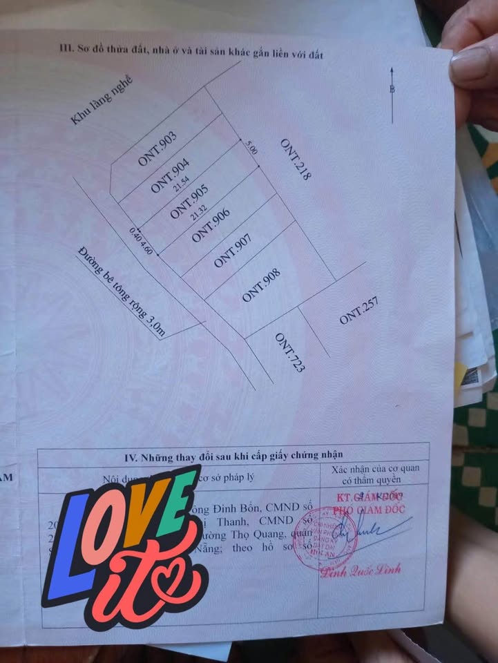 Đất nền Cẩm Thanh, Hội An 107m² giá 2.15 tỷ - View hồ thoáng mát!