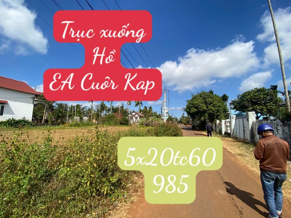 Đất Hòa Thắng, Buôn Ma Thuột 100m² giá 985 triệu - Đầu tư sinh lời tốt!