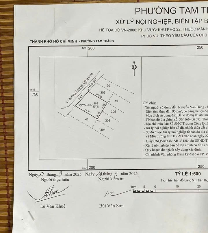 Nhà hẻm 513 Trương Công Định, Vũng Tàu 95m² giá 5.6 tỷ - Cơ hội đầu tư tuyệt vời!