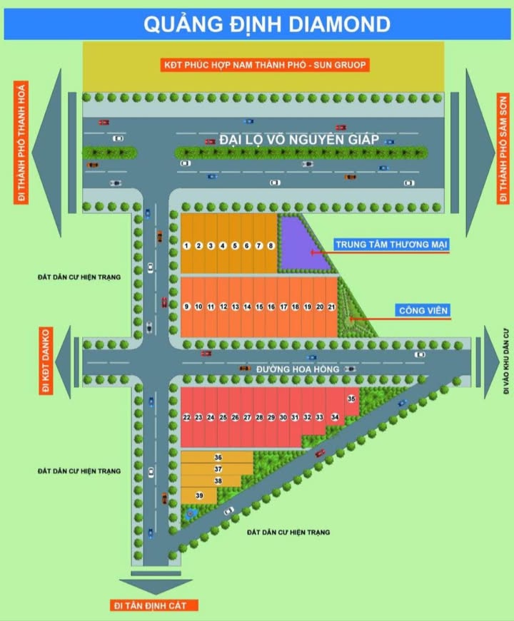 Đất nền Quảng Định 125m² giá 1.95 tỷ - Sổ hồng chính chủ, vị trí đẹp!