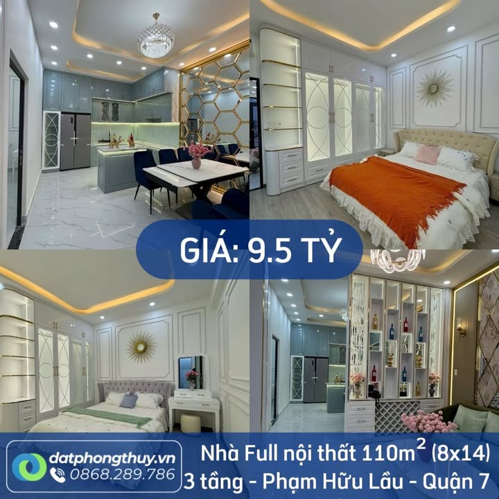 Nhà phố Phú Mỹ, Quận 7, Diện tích 110m² chỉ 9.5 tỷ - Vào ở ngay!