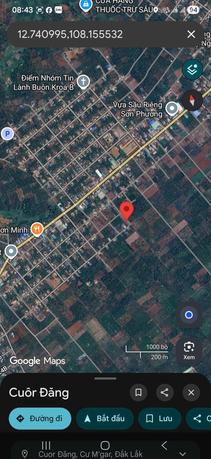 Đất nền Cuor Đăng, Đắk Lắk 110m² giá 550 triệu - Đầu tư tiềm năng!