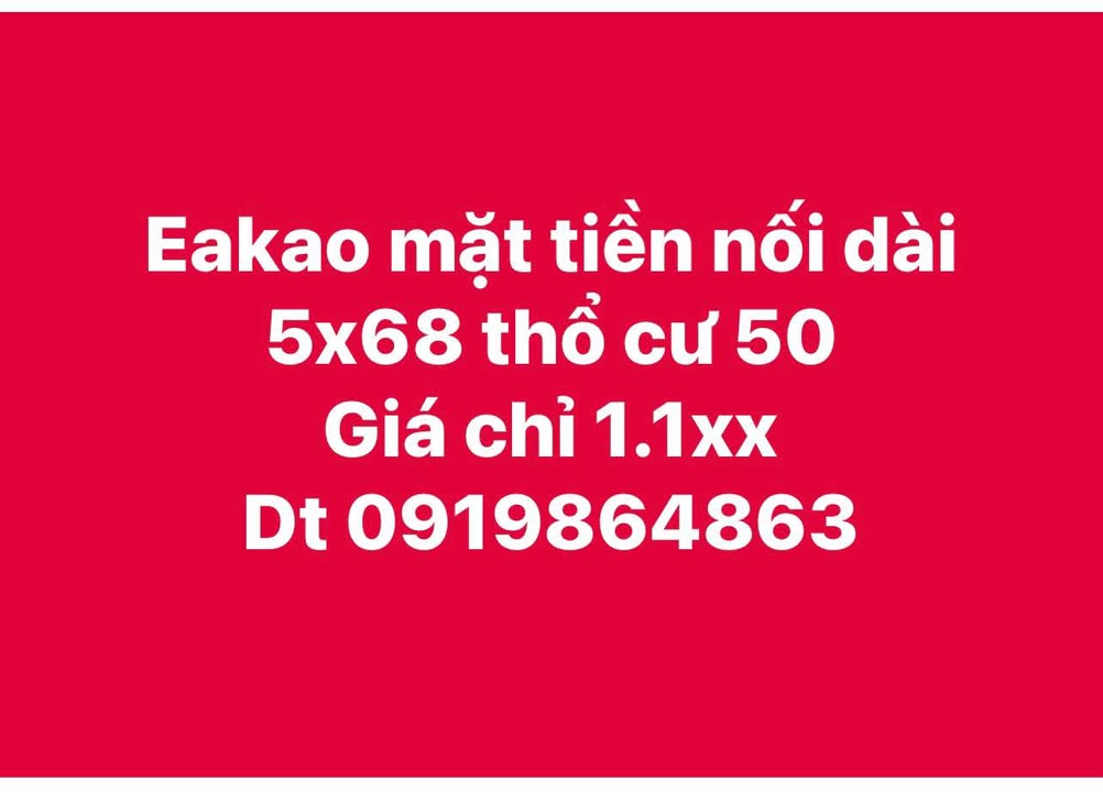 Bán FrontHouse Lê Duẩn, Buôn Ma Thuột 340m², giá 1.1 tỷ - Đầu tư sinh lời ngay!