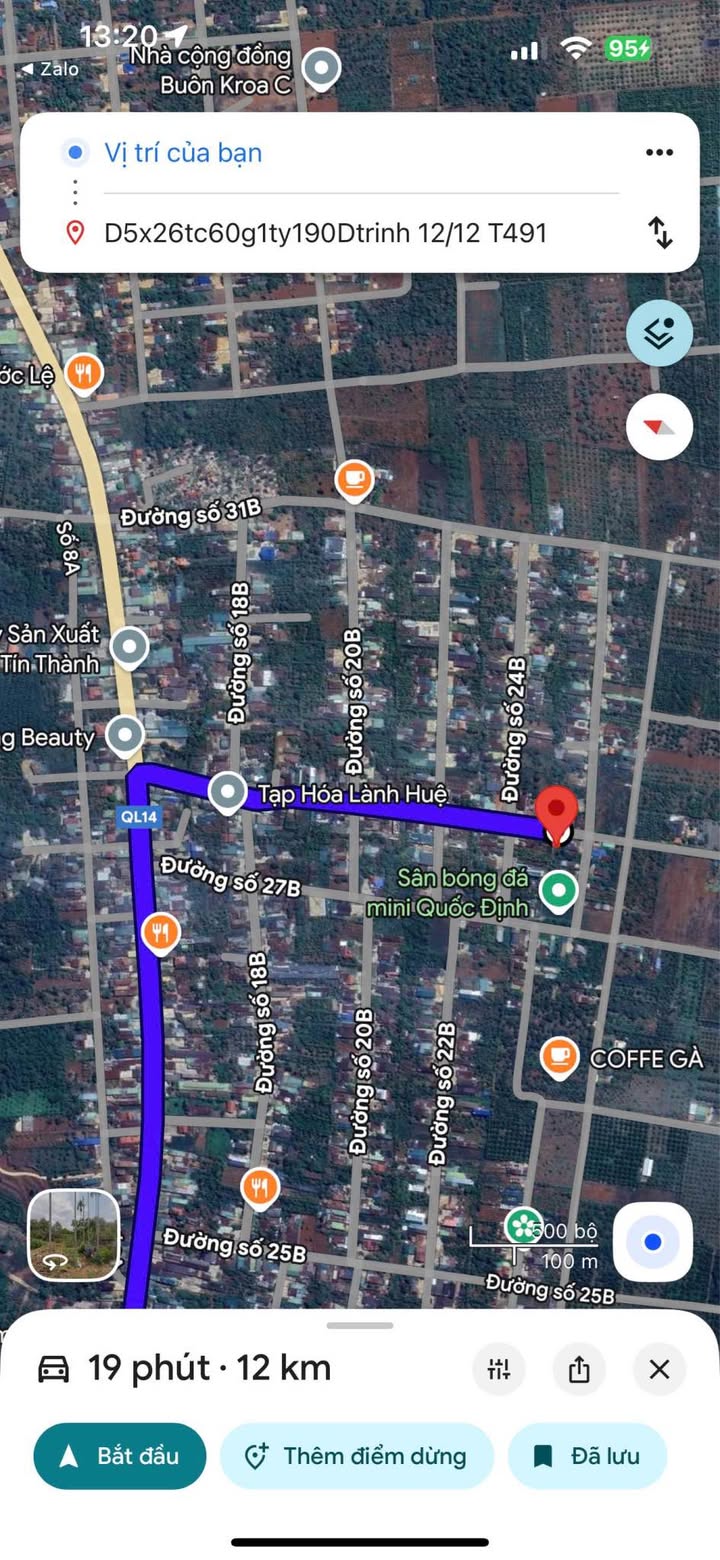 Đất nền Hòa Thuận Buôn Ma Thuột 130m² giá 1.19 tỷ - Đầu tư sinh lời ngay!