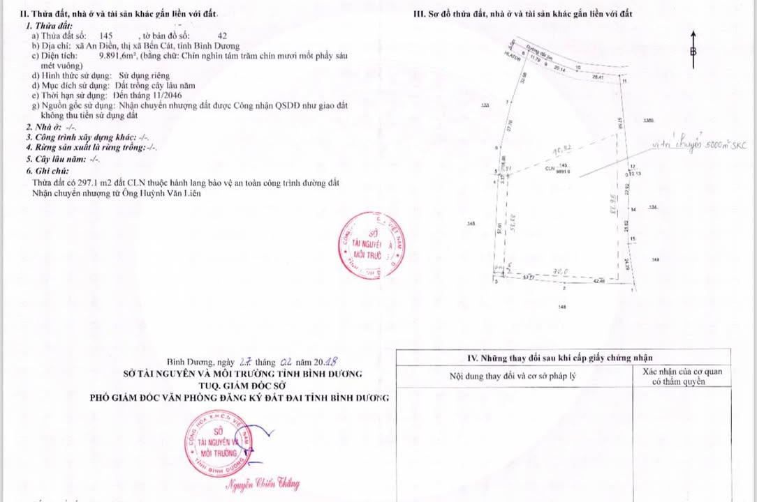 Đất SKC An Điền Bến Cát 9.891m² giá chỉ 2X tỷ - Cơ hội đầu tư hấp dẫn!