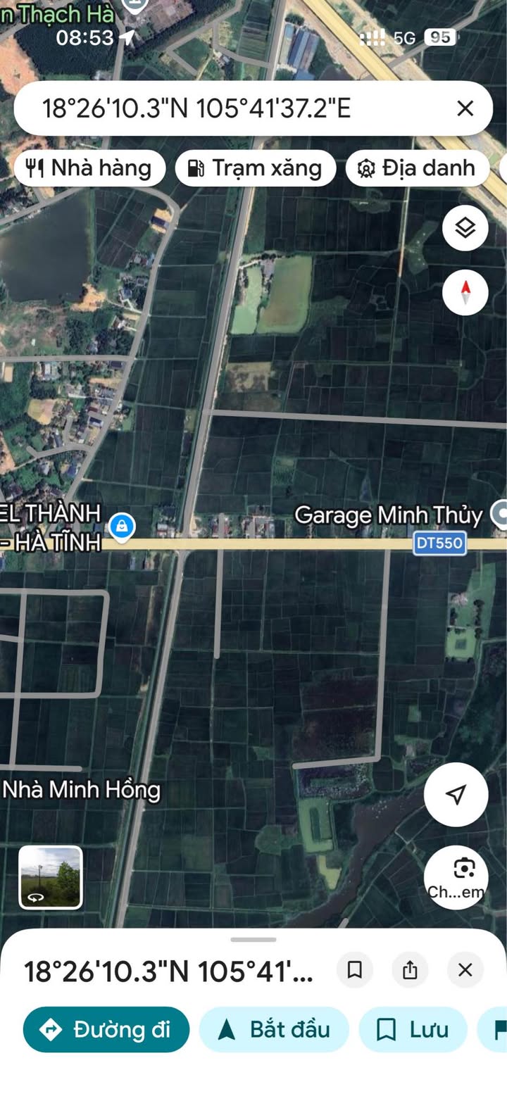 Đất nền góc 2 mặt tiền Tỉnh Lộ 3 Huyện Thạch Hà 20m² - Đầu tư sinh lời ngay!