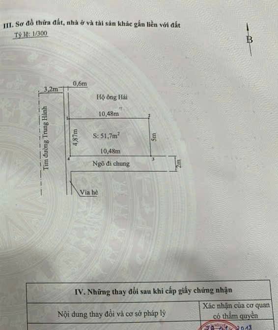 FrontHouse Đường Trung Hành, Hải An 51.7m² giá 6.2 tỷ - Kinh doanh thuận lợi!