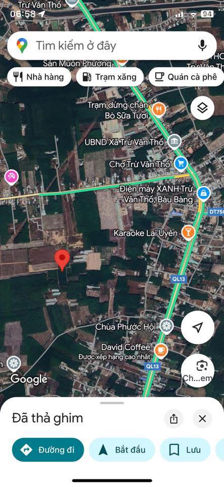 Đất nền 1.6ha Trừ Văn Thố giá chỉ 12 tỷ - Đường lớn, vị trí đắc địa!