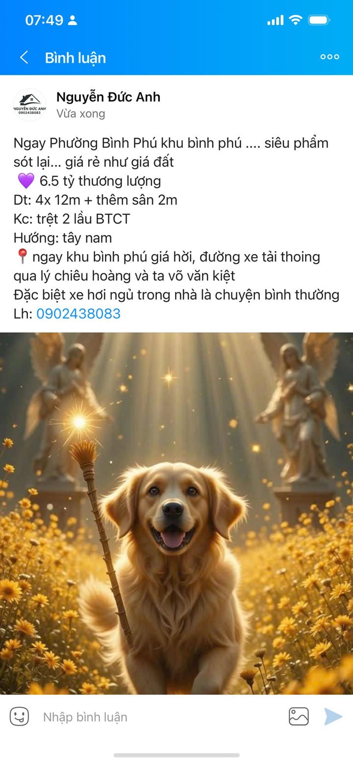 Townhouse Bình Phú Quận 6 48m² giá 6.5 tỷ - Cơ hội vàng cho nhà đầu tư!