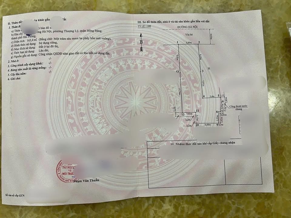 Đất mặt đường Bạch Đằng, Thượng Lý 163m² giá 15 tỷ - Đầu tư sinh lời ngay!