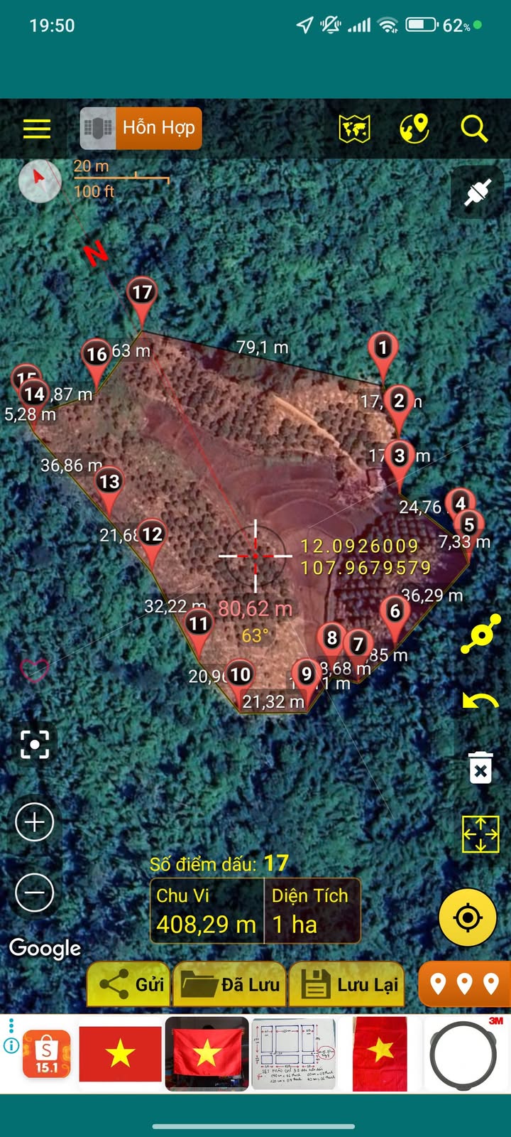 Đất nền 1ha tại Xã Đắk Som, Huyện Đăk Glong giá 550 triệu - Cơ hội đầu tư hấp dẫn!