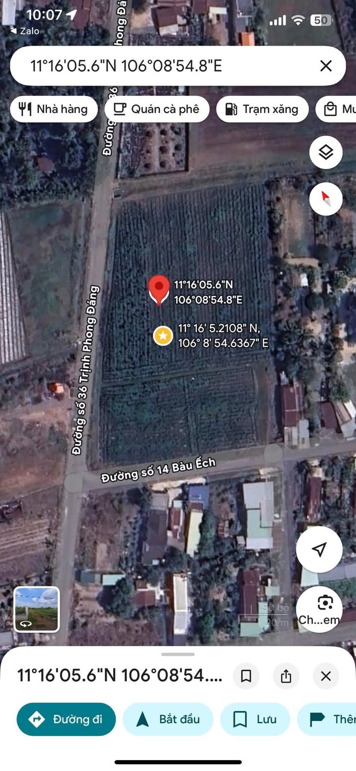 Đất thổ cư 200m² 2 mặt tiền đường Nhựa Lớn Trịnh Phong Đáng - 30 tỷ thương lượng