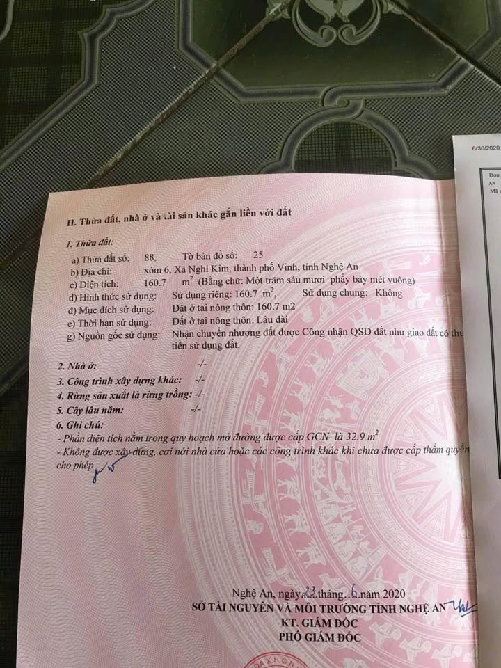 Đất nền xóm 6, Nghi Kim, 160m² giá 3.2 tỷ - Lô góc 2 mặt tiền!