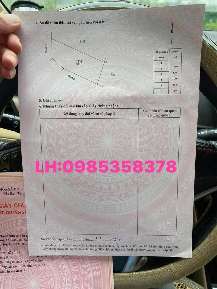 Đất nền 100m² tại xã Kim Liên, Nam Đàn giá 1 tỷ - Tiềm năng đầu tư lớn!