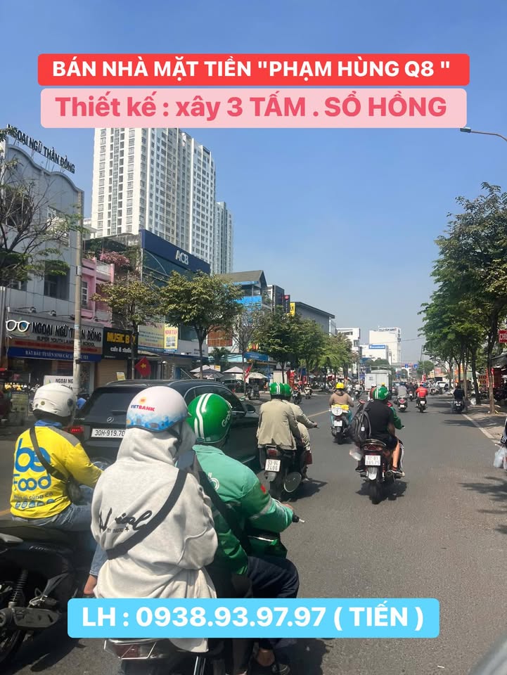 Nhà Mặt Tiền Phạm Hùng, Quận 8, Diện Tích 162m², Giá 60 tỷ - Đầu Tư Sinh Lời!