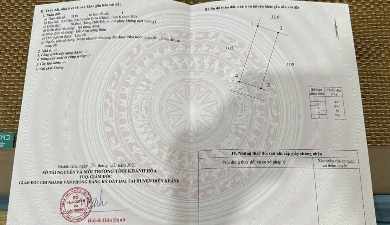 Đất nền Diên An 70m² giá 1.6 tỷ - Vị trí đắc địa gần chợ