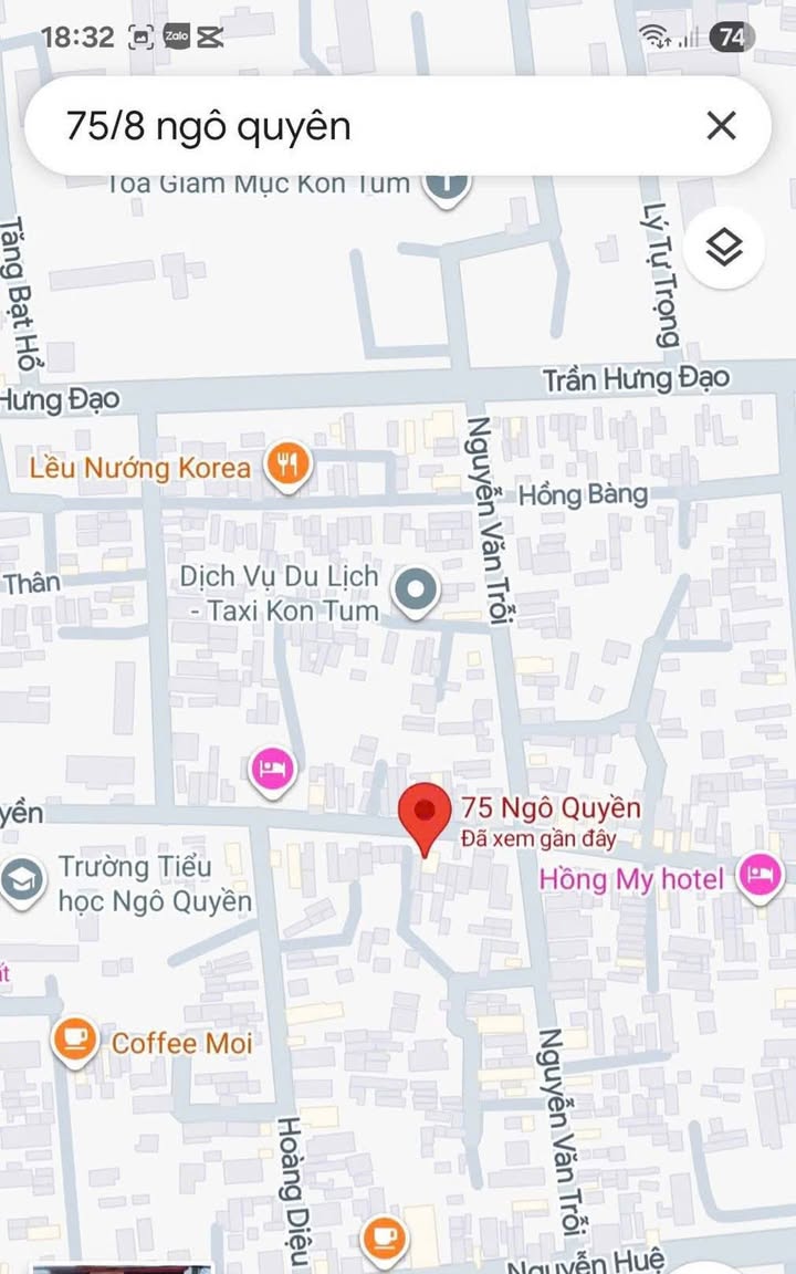Nhà hẻm Đường Ngô Quyền, Phường Kon Tum 93m² giá 1 tỷ - Chính chủ cần bán gấp!