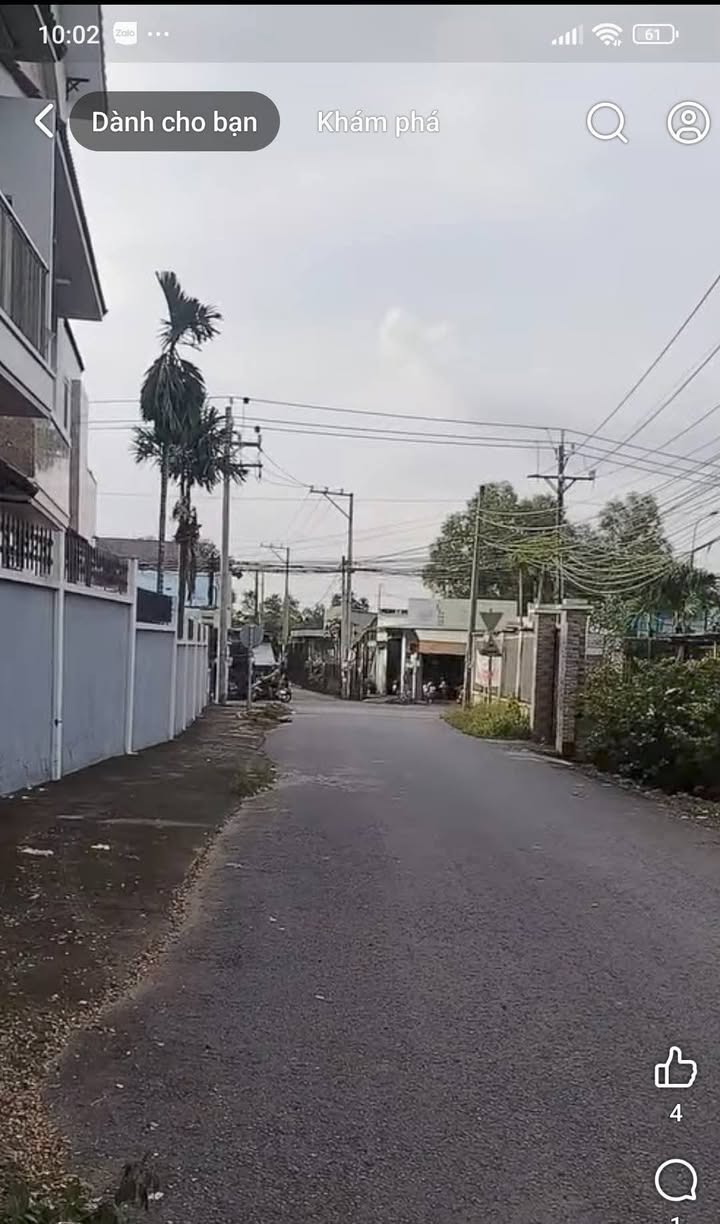 Đất thổ cư mặt tiền đường giữa 8m, xã Thạnh Phú, 112m² - Cơ hội đầu tư lý tưởng!