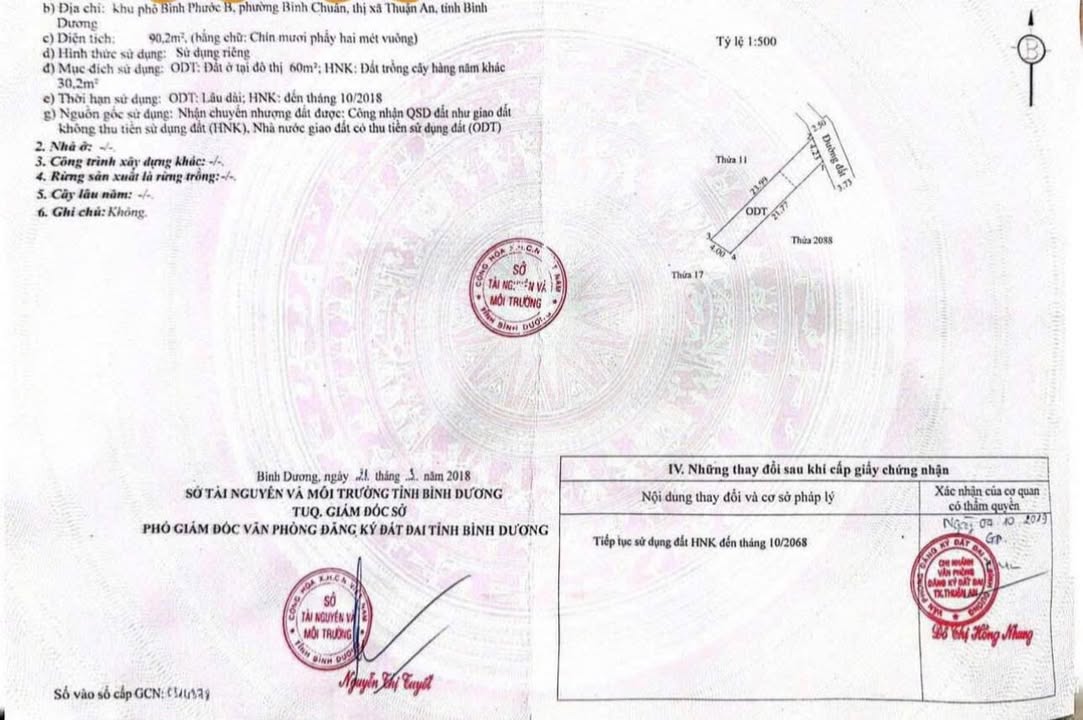 Đất nền Phường Bình Chuẩn, 90m² giá 1.75 tỷ - Bán gấp trong 20 ngày!