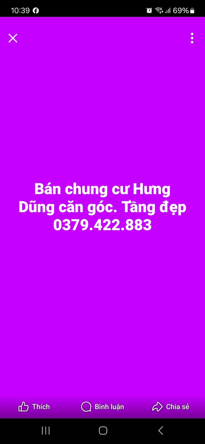 Chung cư góc Nguyễn Sỹ Sách, Hưng Dũng 52m² giá 1.7 tỷ - Cơ hội sở hữu ngay!