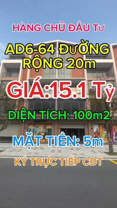 Shophouse Gia Lâm 100m² giá 15.1 tỷ - Chủ đầu tư khuyến mại lớn cuối năm!