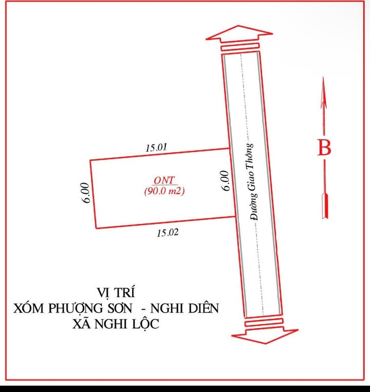 Đất nền xóm Phượng Sơn, Nghi Diên 90m² - Giao dịch thuận lợi!