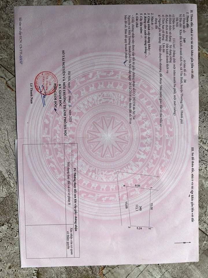 Đất nền kinh doanh Cầu Dừa Thường Tín 113.1m² giá 11.875 tỷ - Đầu tư sinh lời ngay!