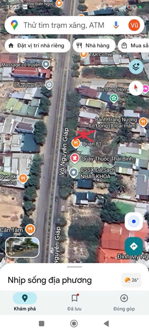 Mặt bằng kinh doanh mặt tiền Võ Nguyên Giáp 100m² giá 4 tỷ - Đầu tư sinh lời ngay!