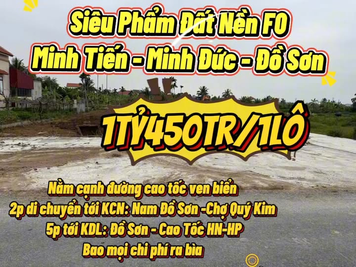 Đất nền Đồ Sơn, Hải Phòng 60m² giá 1.45 tỷ - Vị trí đắc địa, đầu tư sinh lời cao!