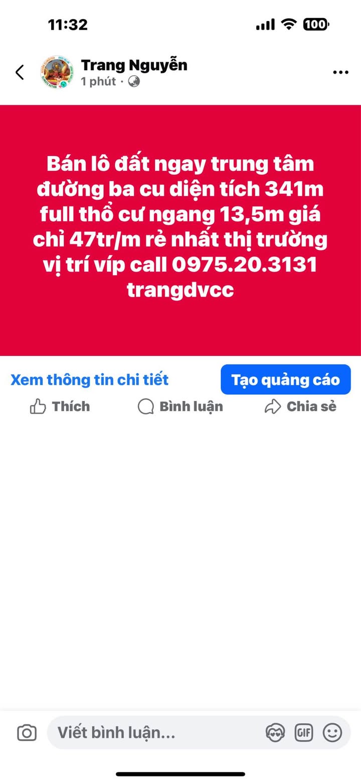 Đất thổ cư 341m² đường Ba Cu, Vũng Tàu chỉ 16.027 tỷ - Cơ hội đầu tư vàng!